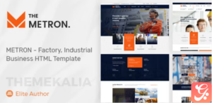 METRON - Industrial Business HTML Template