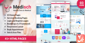 Medisch health care appointment HTML template