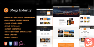 Mega Industry - Industry & Factory Template