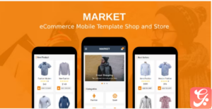 Market - eCommerce Mobile Template Shop and Store