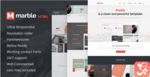 Marble - Multipurpose HTML Template