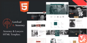 Lowlead - Attorney & Lawyers HTML Template