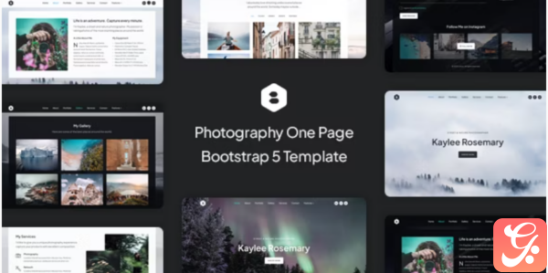 Locus Photography One Page Bootstrap 5 Template