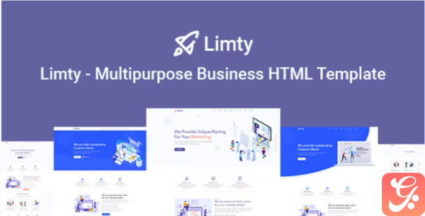 Limty Business Landing Page HTML Template with RTL