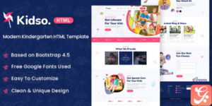 Kidso - Modern Kindergarten HTML Template
