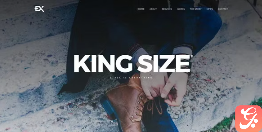 King Size - Creative Portfolio Template