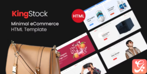 Kingstock - Clean Minimal eCommerce HTML5 Template