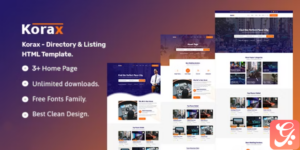 Korax- Directory & Listing HTML5 Template