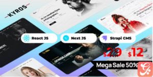 Kyros - Personal Portfolio CV Resume React Js Temp