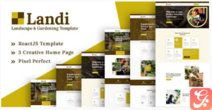 Landi - Landscape Gardening ReactJS Template