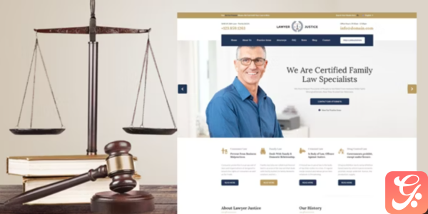 Lawyer Justice HTML Template