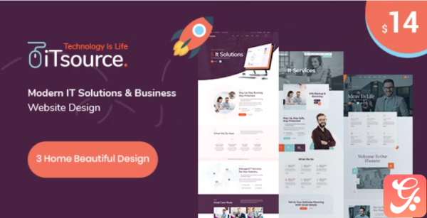 iTsource IT Solutions Services HTML Template