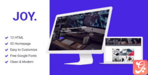 Joy - Creative Agency & One page HTML Template