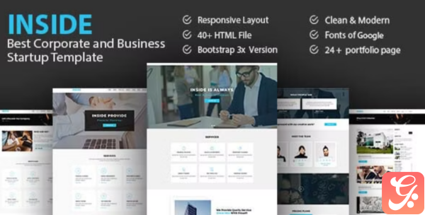 Inside Best Corporate And Business Startup Template