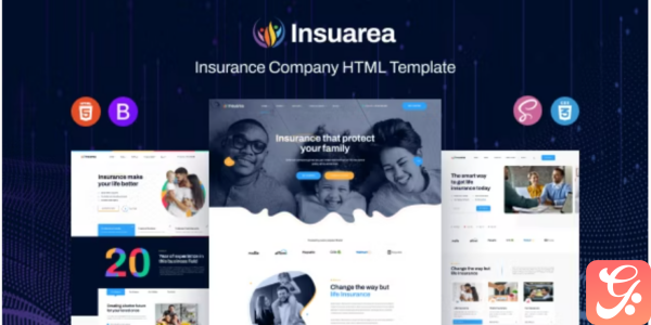 Insuarea Insurance Company HTML5 Template