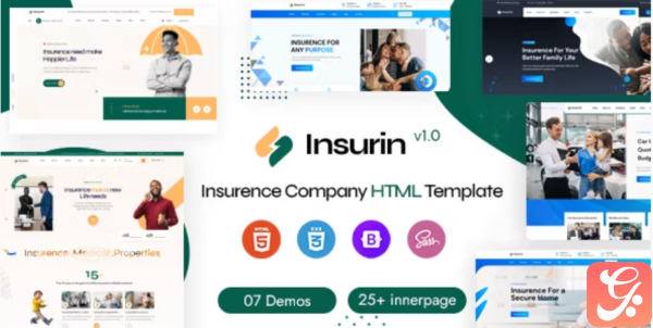 Insurin Insurance Company HTML Template