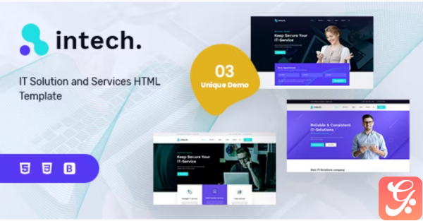 Intech IT Solutions and Services Company Template