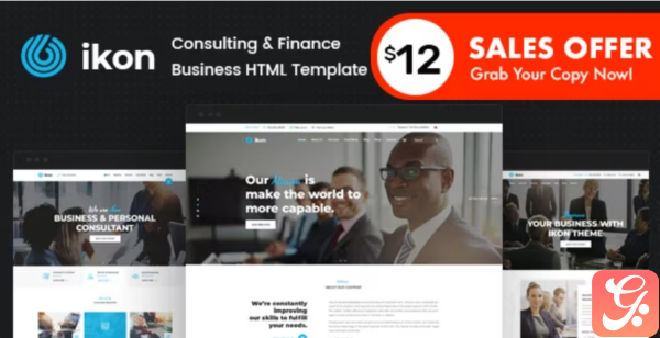 ikon Consulting Business HTML Template