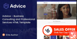 iAdvice - Business Consulting HTML Template