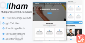 ILHAM - Multi-purpose HTML Template