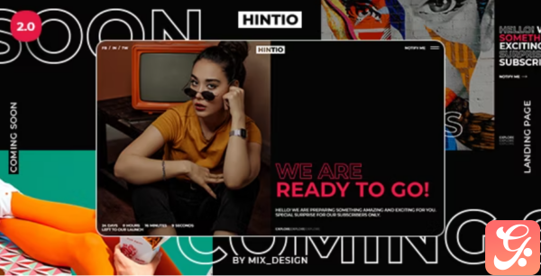 Hintio Coming Soon Landing Page Template