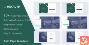 Heyauth - Authentication HTML5 Pages Template