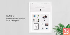 Glacier - Clean & Minimal Portfolio HTML5 Template