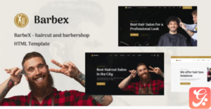 Hair Salon and Barber Shop HTML Template