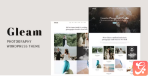 Gleam - Elegant Photography Portfolio Template