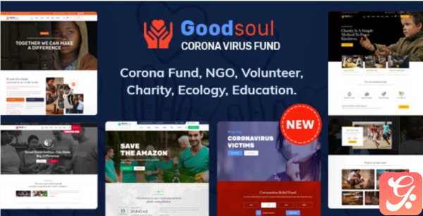 GoodSoul Coronavirus Fundraising HTML Template