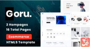 Goru electronics e-commerce html template