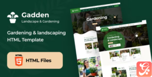 Gadden - Garden & Landscaping HTML Template