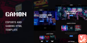 Gamon - eSports and Gaming HTML Template