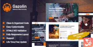 Gazolin - Industry & Manufacturing HTML Template
