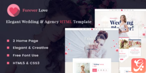 Forever Love - Wedding & Agency HTML Template