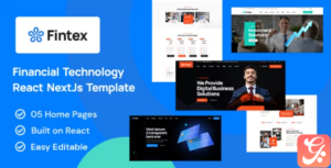 Fintex - Consulting & Financial React Template
