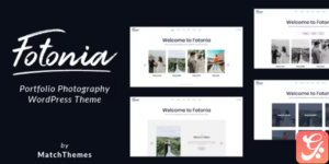 Fotonia Photography Portfolio Template