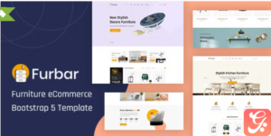 Furbar - Furniture eCommerce Bootstrap 5 Template