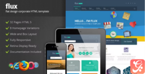 Flux - Flat Corporate HTML Template