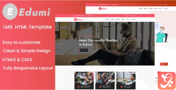 Edumi Education And LMS HTML Template