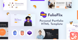 FolioFlix - Personal Portfolio HTML Template