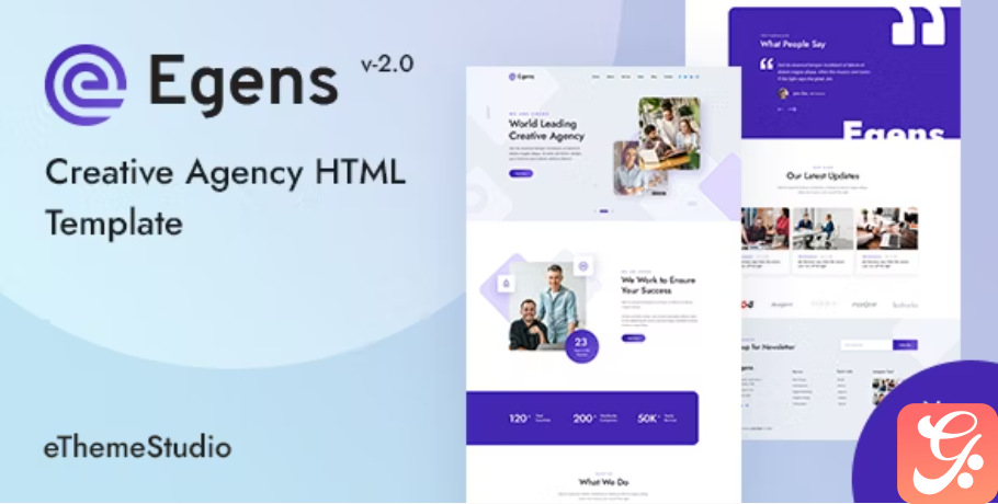 Egens - creative agency html template