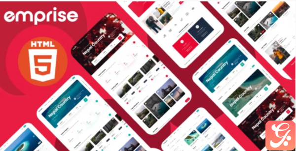 Emprise Travel HTML Template for Tour Agents