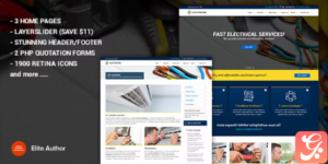 Electrician - Site Template