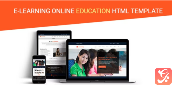 E LEARNING Online Education Bootstrap HTML Template