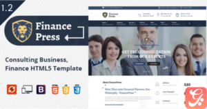 Finance Press - Consulting Business HTML5 Template