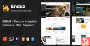 Enduz - Factory HTML Template