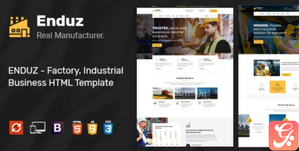 Enduz Factory HTML Template