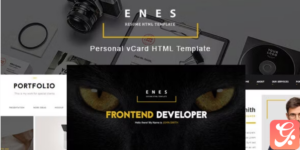 Enes - Resume vCard HTML Template