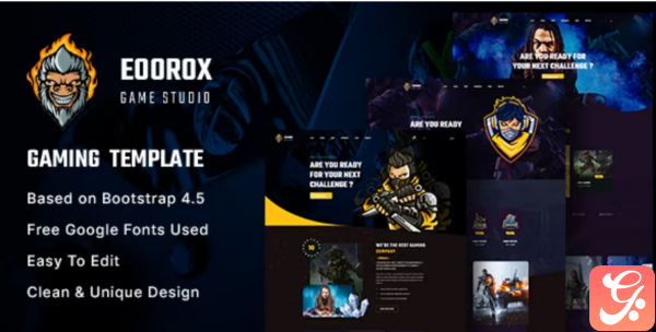Eoorox Gaming and eSports HTML5 Template